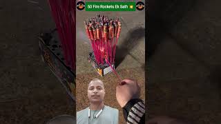 100 Firecracker 🧨Rockets 💣 fireworks mrboombaam shorts [upl. by Vladamar]