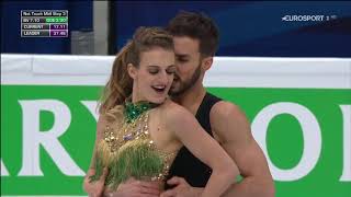 2018 Euros Dance SD Gabriella Papadakis amp Guillaume Cizeron Shape of you Thinking out loud by [upl. by Kcirdet296]