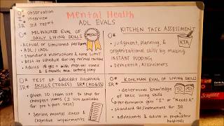 OT Mental Health ADL Assessments [upl. by Alorac576]