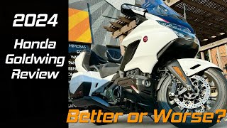 ULTIMATE Review of 2024 Honda Goldwing Tour DCT  Cruisemans Garage [upl. by Atikahs]