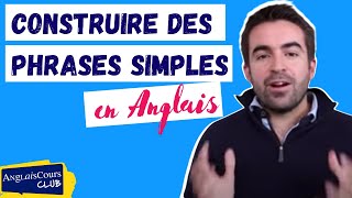 Cours danglais débutant  faire des phrases simples en anglais [upl. by Ok]