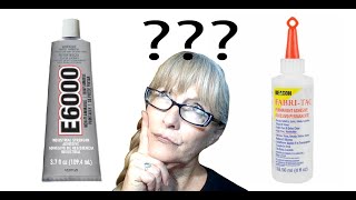 E6000 Glue vs Fabri Tac glue review side by side testing [upl. by Winny47]