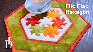 Flic Flac Hexagon  Pinwheels Triangl Patchwork [upl. by Maren390]