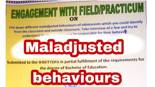 maladjusted behaviours bangla of adolescents course i practicum  childhood and growing up [upl. by Sera]