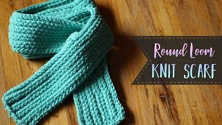 How To Loom Knit A Scarf  EWrap Purl amp Slip Stitches for Beginners [upl. by Neeloc481]