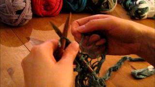 How to knit RicoLoopy and Grundl Butterfly Colourwmv [upl. by Garlinda1]