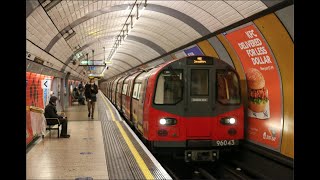 HD Jubilee Line 1996 Stock heading to Charing Cross at Green Park 13122020 [upl. by Saitam]