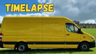 Van Build TIMELAPSE  DIY Campervan Conversion  Mercedes Sprinter [upl. by Lytsyrk]