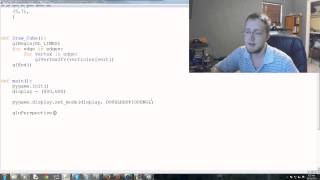 Pygame Python Game Development Tutorial  94  OpenGL Main Loop [upl. by Eelnodnarb164]