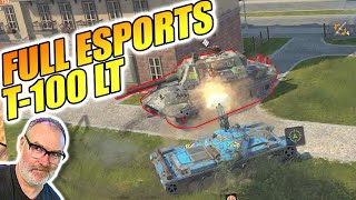 GOING FULL E  SPORTS ON THE T100 LT WORLD OF TANKS BLITZ [upl. by Standice]