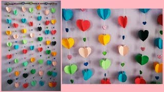 how to make easy paper wall hanging [upl. by Akiemehs103]