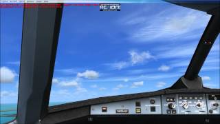 FSX American Airlines A320 Takeoff from Sarasota Airport [upl. by Theurer]