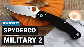 Spyderco Military 2  Overview and Comparison [upl. by Afnin836]