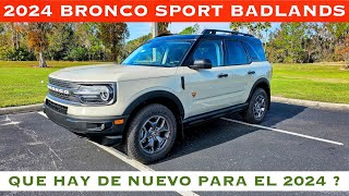 Ford Bronco Sport Badlands 2024  Que Hay De Nuevo  Reseña y Prueba de Manejo POV SUV Todo Terreno [upl. by Gaye395]