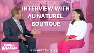 Interview with Au Naturel Boutique  Breast Cancer Awareness Month [upl. by Esemaj]