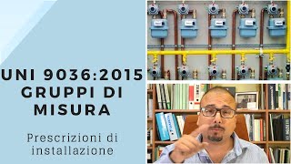 UNI 90362015 GRUPPI DI MISURA – Prescrizioni di installazione [upl. by Kcirdde]