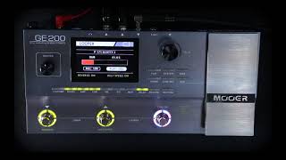 MOOER GE200 Tutorial Part  4 LOOPER and RHYTHM [upl. by Nomannic]