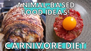 CARNIVORE DIET RECIPES  7 Carnivore Diet Food Ideas THAT ARENT STEAK [upl. by Rainah]