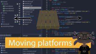 Moving platforms  Tutorial Godot [upl. by Htilil]