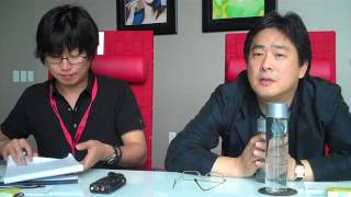 ComicCon Interview Chanwook Park THIRST OLDBOY [upl. by Ahsil]