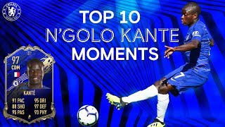 NGolo Kante  Top 10 Chelsea Moments  Best Passes Tackles amp Goals Compilation  Chelsea FC [upl. by Yditsahc751]