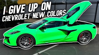 Chevrolet released the 2025 C8 Colors they made a HUGE Mistake Good Bad and the Ugly [upl. by Chard]