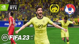 FIFA 23 PC  MALAYSIA VS VIETNAM  FULL MATCH GAMEPLAY  2023 [upl. by Ardle]