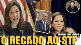 5 DEPUTADA DOS EUA MANDA RECADO PARA MORAES NOVO INDICIAMENTO DE BOLSONARO [upl. by Adaliah]