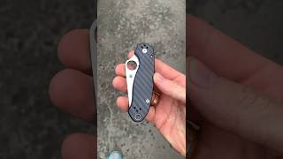 Spyderco Para 3 Carbon replica edc blade spyderco [upl. by Estrin]