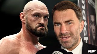 EDDIE HEARN REACTS TO SIMON JORDAN SAYING TYSON FURY CANT TAKE CRITICISM TAYLORCATTERALL BENN [upl. by Conney]