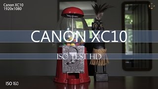 Canon XC10  ISO Test HD [upl. by Vogel85]