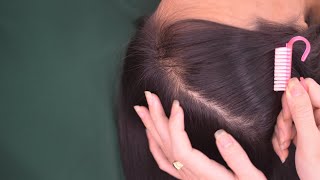 ASMR Real Person Scalp Scratch Hair Scratching Sounds Tingling For Relaxation  No Talking [upl. by Merfe]