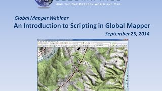 An Introduction to Scripting in Global Mapper [upl. by Marylynne]