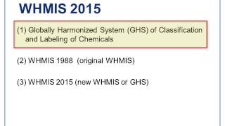 WHMIS 2015 Safety Training Video Preview  Safetycare Canada [upl. by Kinata]
