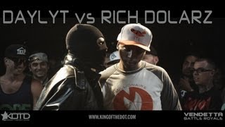 KOTD  Rap Battle  Daylyt vs Rich Dolarz  Vendetta [upl. by Ecarret]