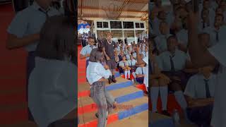 Fik Fameica Entertaining Students of St Marys Kitende dancehall musicbusiness subscribe [upl. by Nayra]