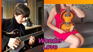 Dan Ban amp Daria Stos  Wonder Love  Demo George Harrison Tribute  Bubblerock AI Video HD [upl. by Kassia]