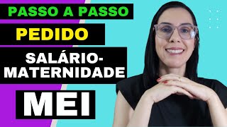 Como pedir salário maternidade da Microempreendedora MEU INSS [upl. by Vinny135]