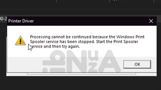 Windows printer spooler service has been stopped  Windows 7810 [upl. by Osterhus242]