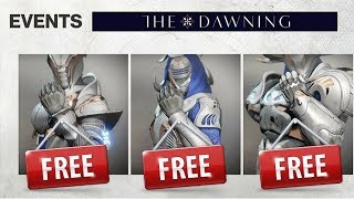 Destiny 2  How to get Full Dawning Armor set for Free  Get Brightdust Easily [upl. by Yenettirb996]