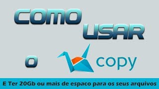 Como usar o Copy DESCONTINUADO [upl. by Adnalram]