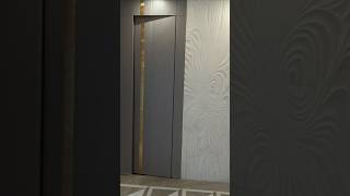 Powder toilet door with flush peanellig interiordesign homeinterior home [upl. by Retsehc404]