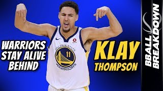 WARRIORS Stay Alive Behind Klay Thompson [upl. by Tebazile]