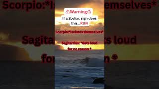 If a Zodiac sign does thisRUN⚠️ [upl. by Barbee]