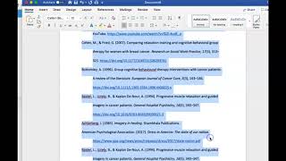 APA References Page How to format in Hanging Indent and Alphabetize II Works cited II Bibliography [upl. by Ahsaek738]