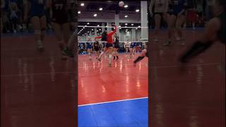 One Hand Pass libero siennarivera shorts volleyball bavc [upl. by Nim751]