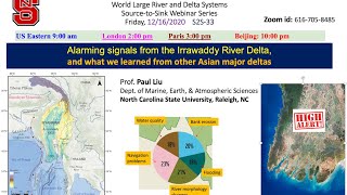 S2S2033 Alarming signals from the Irrawaddy River Delta Paul Liu 121620 [upl. by Aihpos]