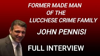 FORMER MADE MAN OF THE LUCCHESE CRIME FAMILYJOHN PENNISIFULL INTERVIEW [upl. by Joshi]