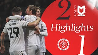 MK Dons v Accrington Stanley Highlights [upl. by Namijneb258]