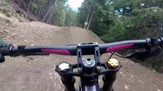 Bike Park Les Angle piste noir Black swan [upl. by Alletsyrc836]